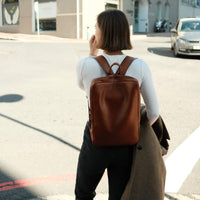 Thumbnail for Leather Laptop Backpack