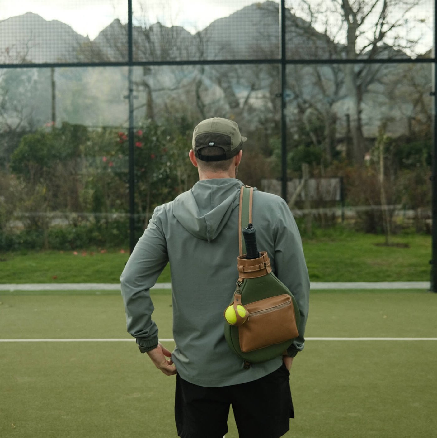 Leather Padel Bag