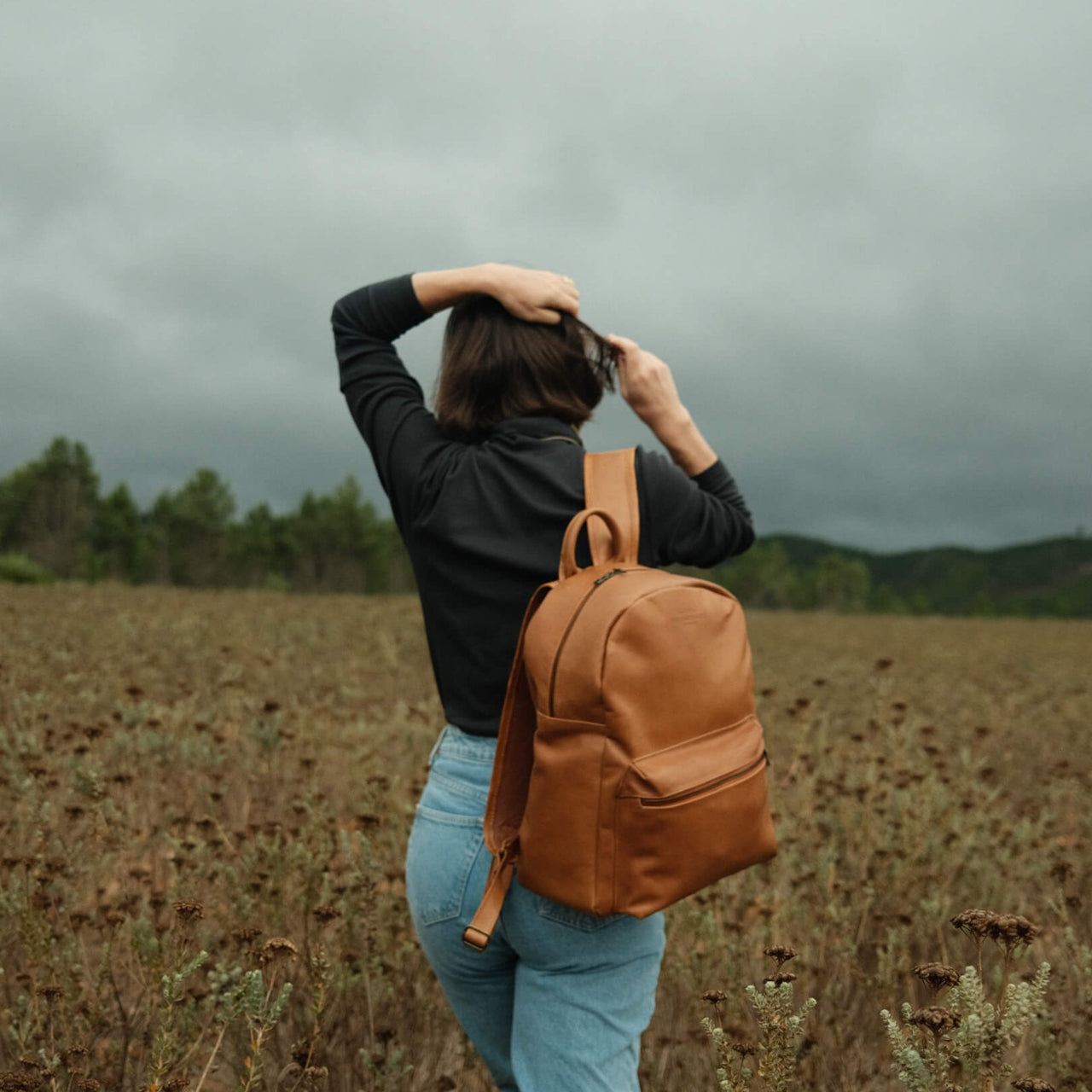 Wanderer Leather Backpack