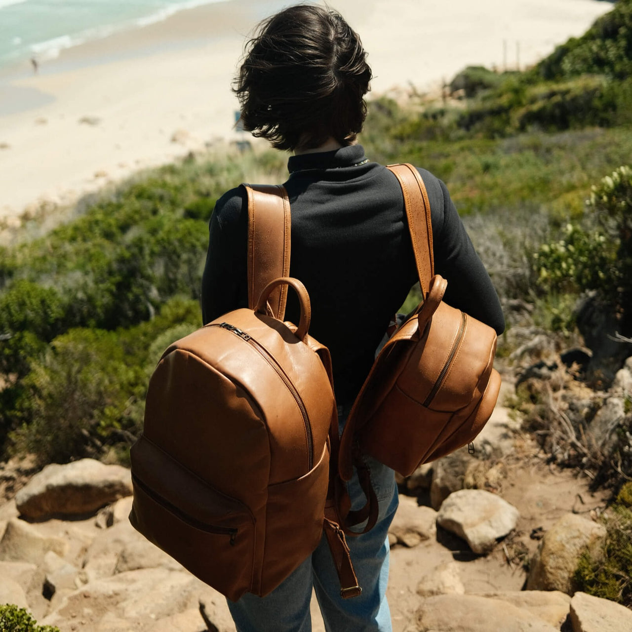 Wanderer Leather Backpack