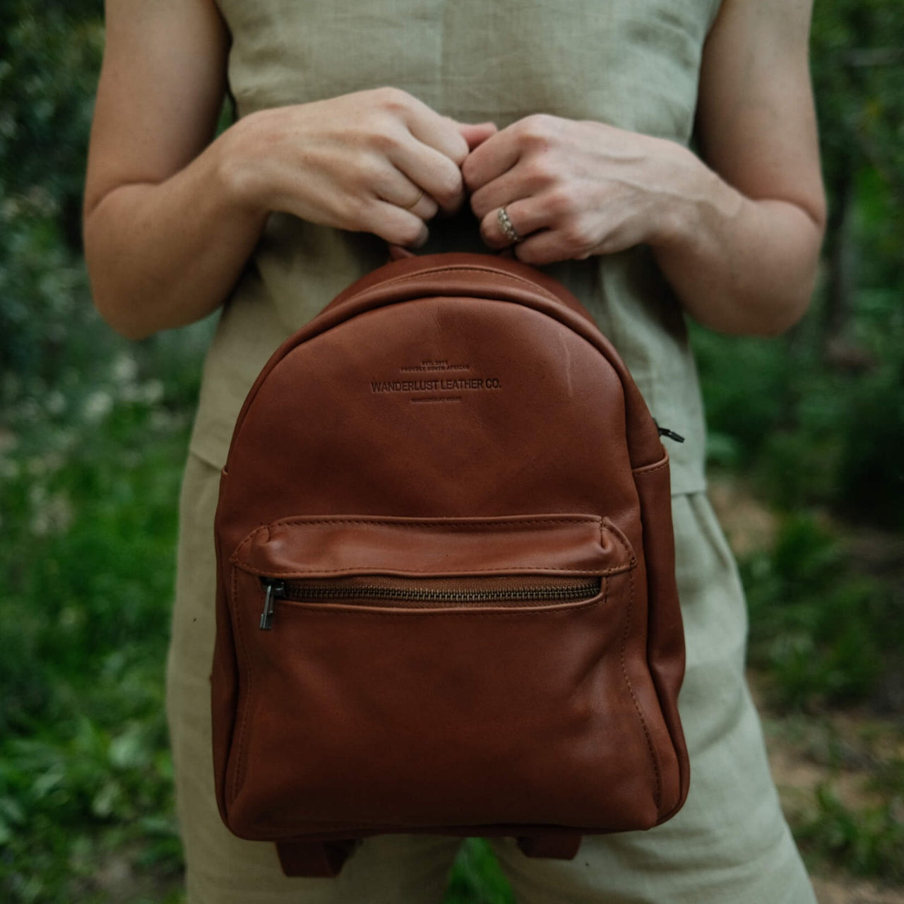 Wanderer Leather Backpack