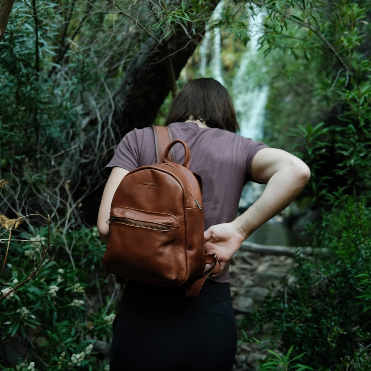 Wanderer Leather Backpack