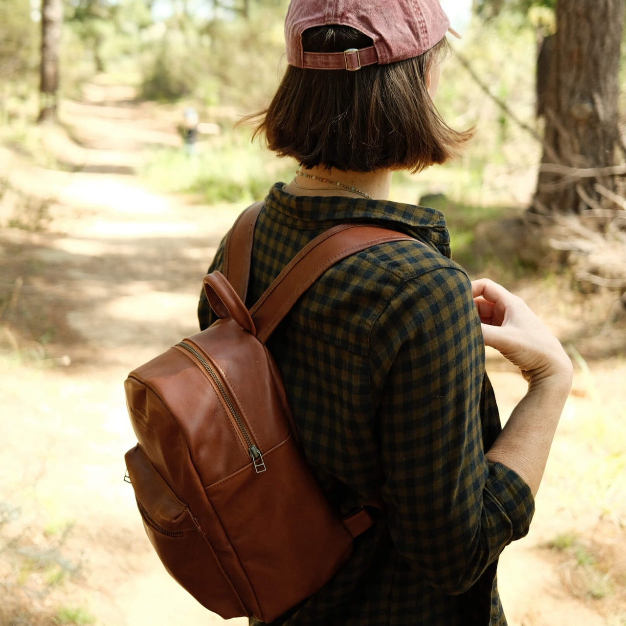 Wanderer Leather Backpack