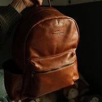 Thumbnail for Leather Nappy Backpack